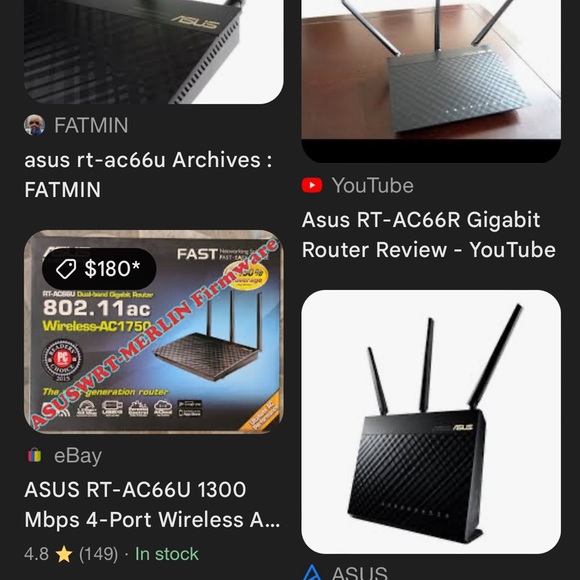 ASUS RT-AC66R 802.11ac Dual-Band Wireless AC1750 Gigabit 4-Port Router 5G- NWT - Picture 6 of 7